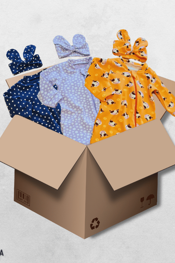 Kit 6 Macacão de Zíper Fem - Tam 3