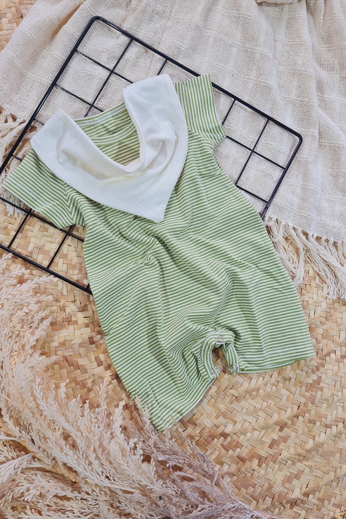 Romper Masculino + Bandana Off