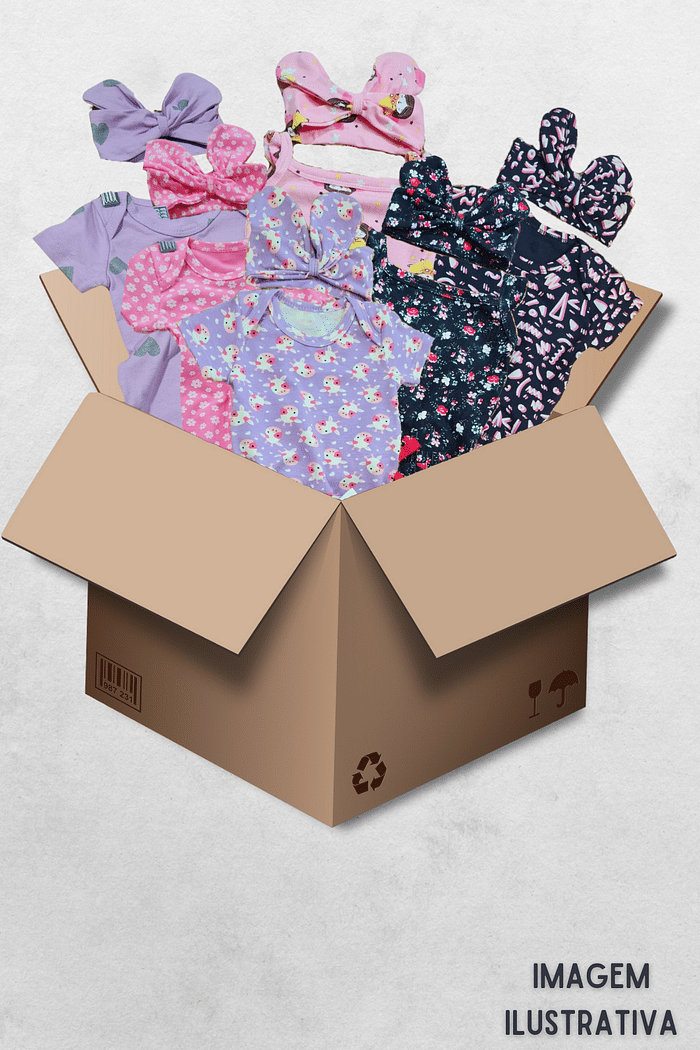 Kit 6 Conjuntos de Verão Tam 3 - Feminino