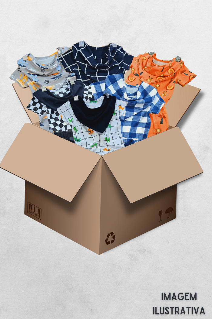 Kit 6 Conjuntos de Verão Tam 3 - Masculino