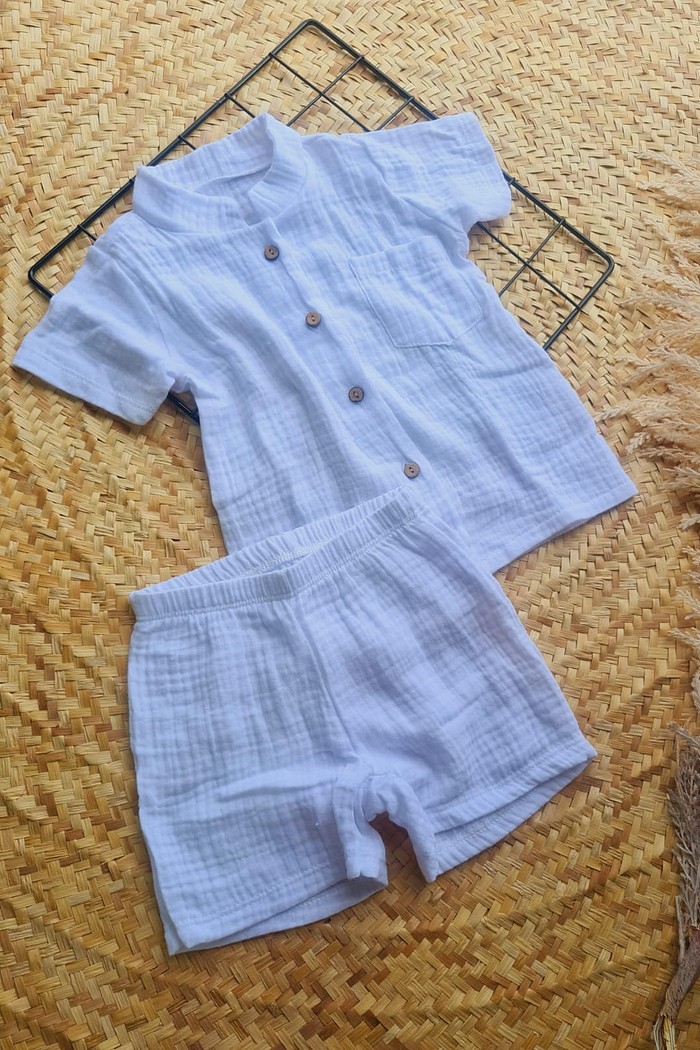 Camisa + Bermuda Algodão