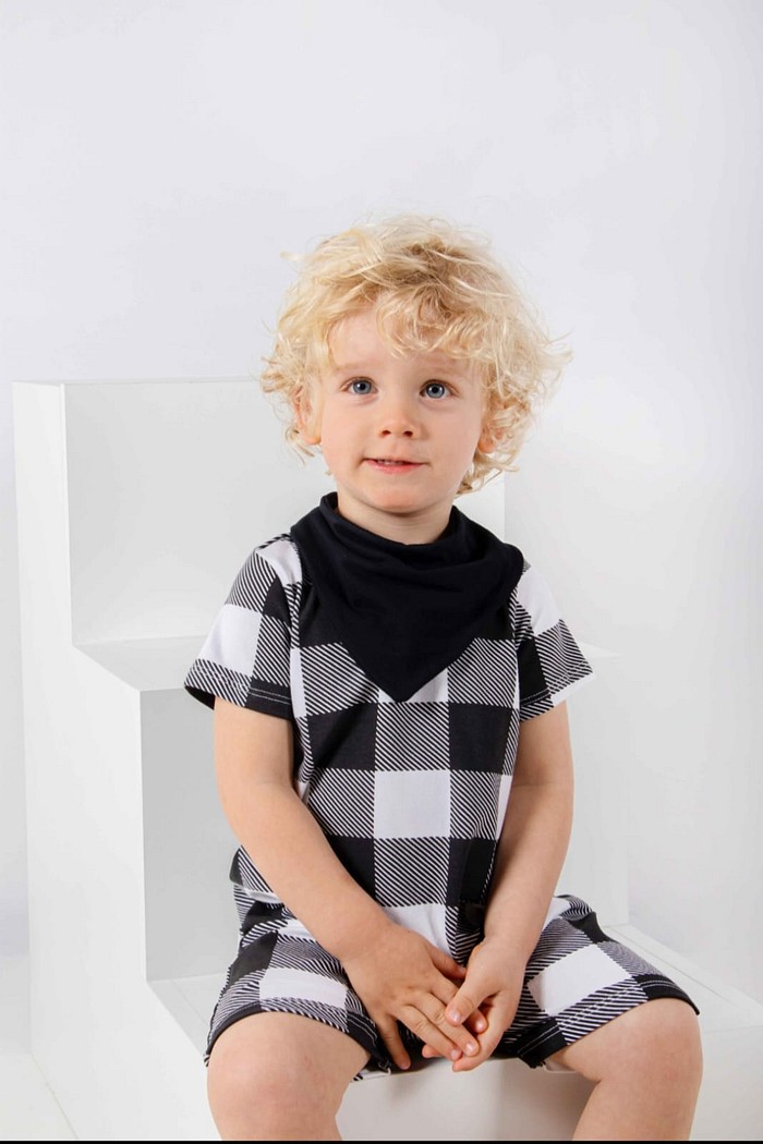 Romper Masculino + Bandana