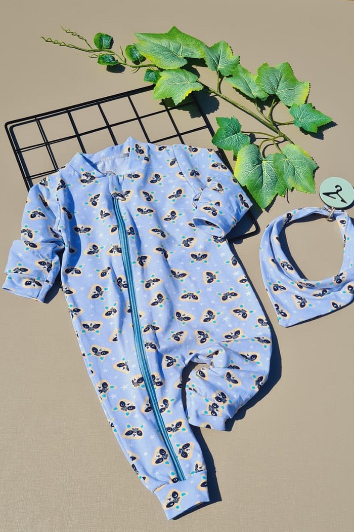 Macacão Zíper + Bandana