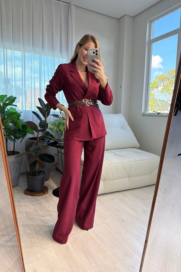 CONJUNTO BLAZER E PANTALONA ANTONIA