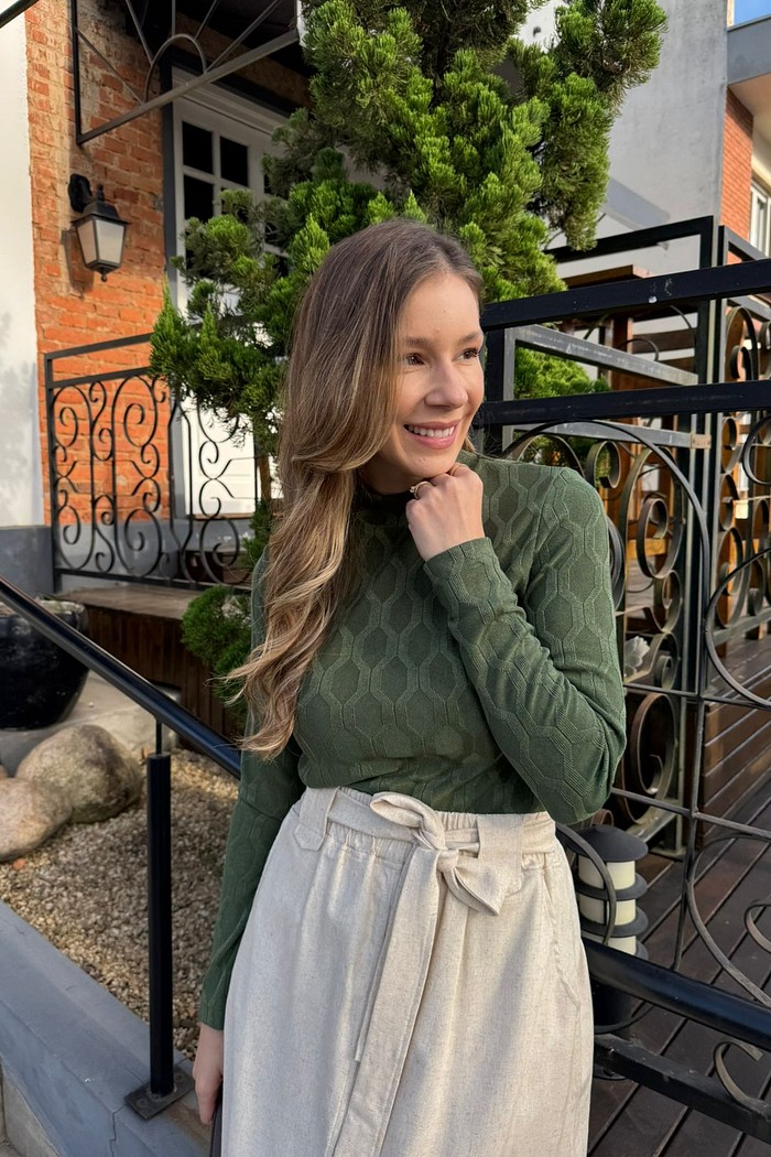 BLUSA LÍA GOLA ALTA