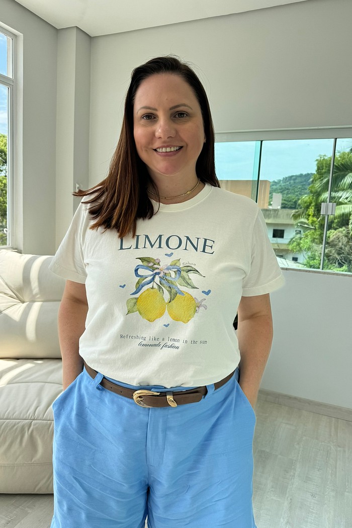 CAMISETA T-SHIRT BABY LIMONE