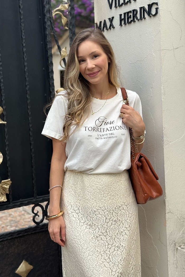 CAMISETA T SHIRT BABY FIORE