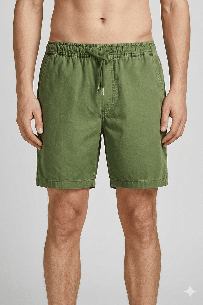 Short Reseva Elástico Básico Verde Militar