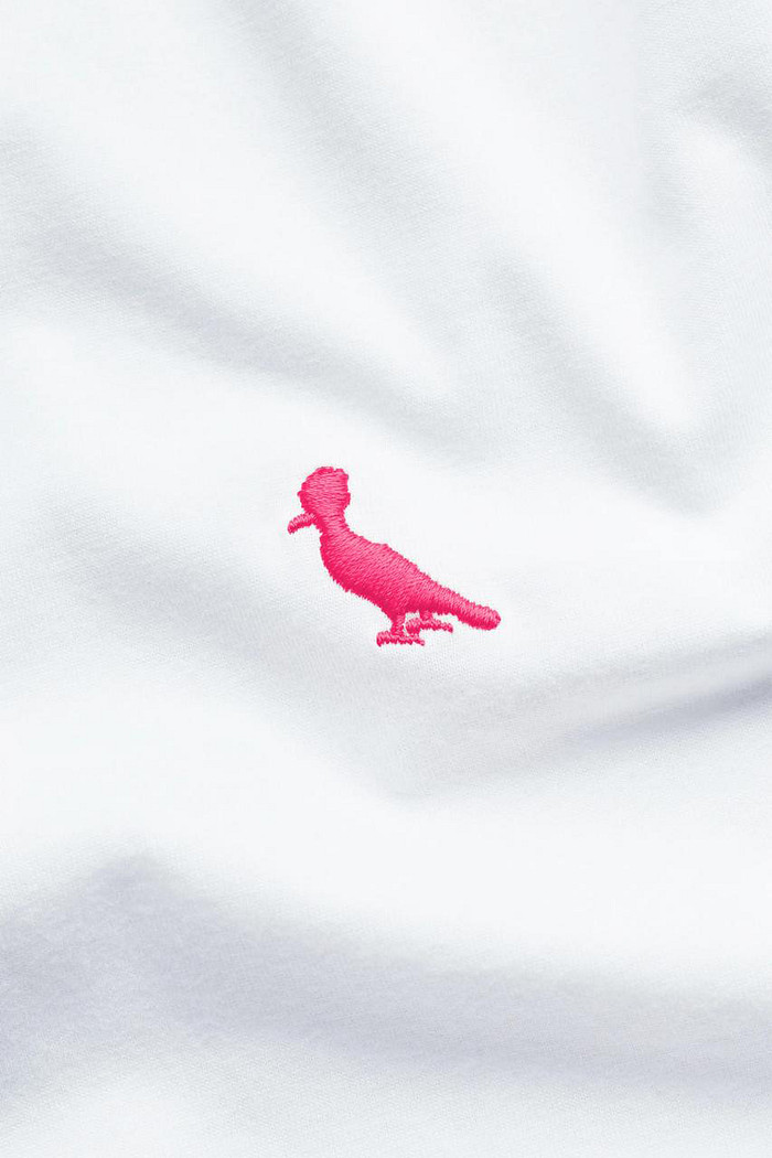 Camiseta Reserva Kit Gift Pica-Pau Rosa Regular Branca