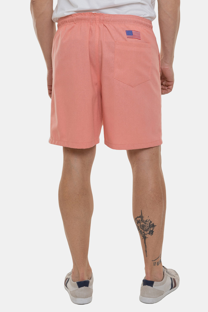Short Ralph Lauren Linho Rosa
