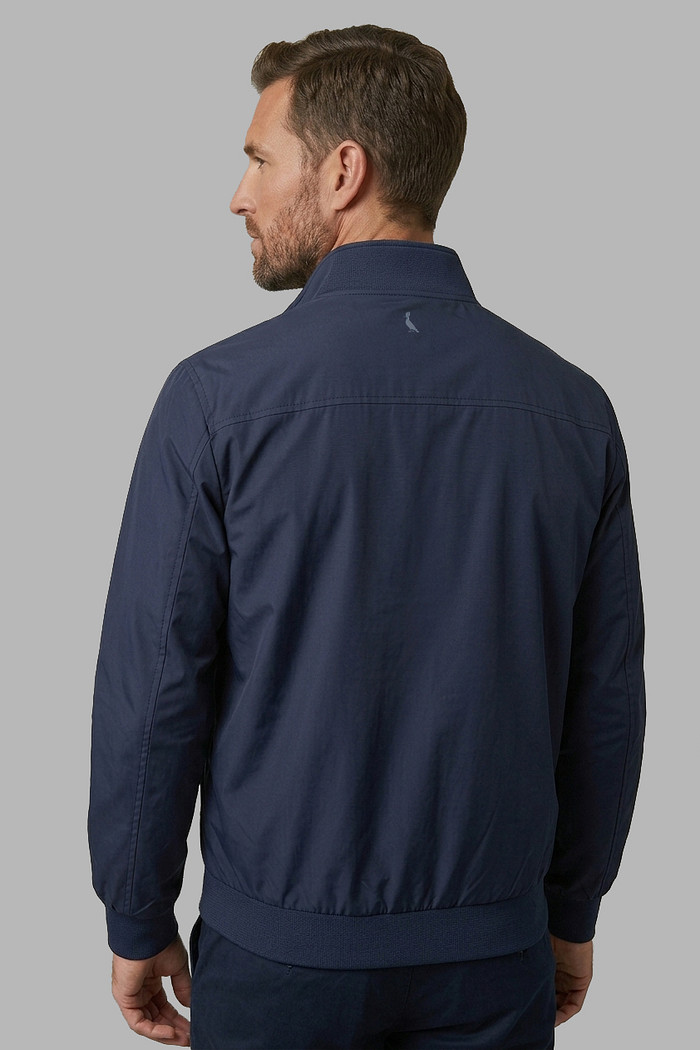 Jaqueta Reserva Masculina Bomber Nylon Azul Marinho