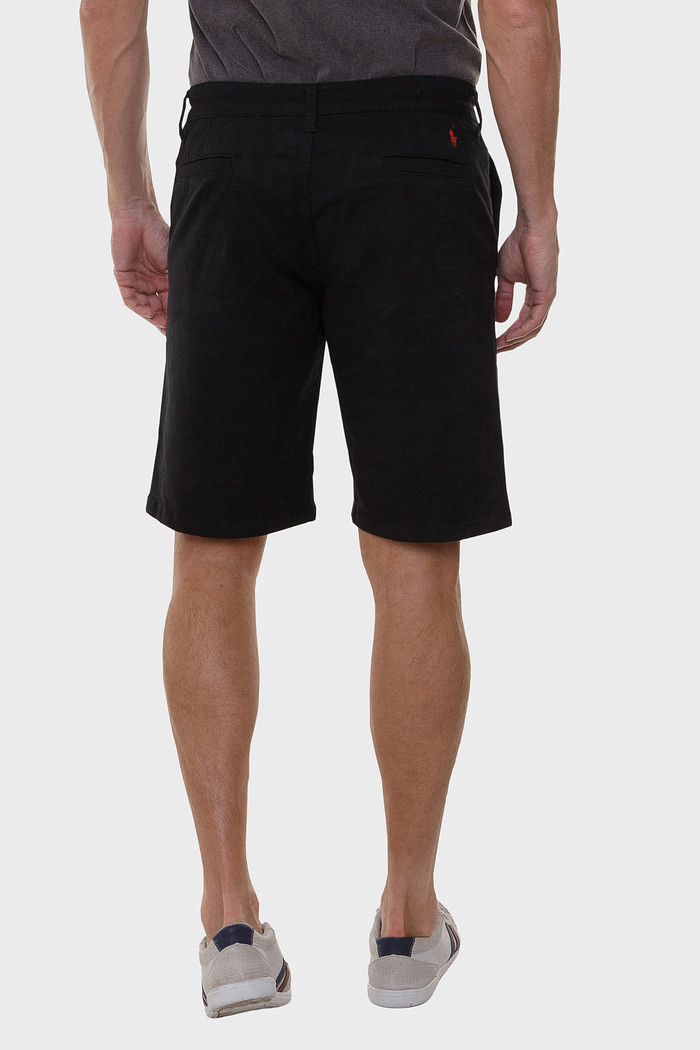 Bermuda Sarja Ralph Lauren Masculina Regular Preto