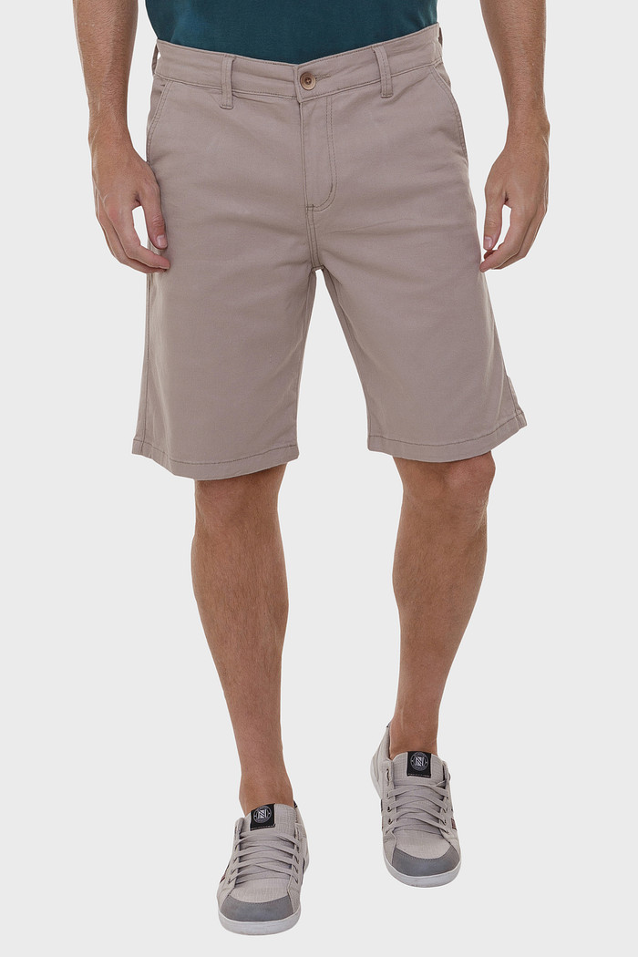 Bermuda Sarja Ralph Lauren Masculina Regular Bege Areia