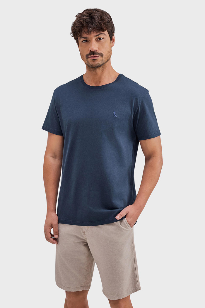 Camiseta Reserva Careca Basica Regular Fit Marinho