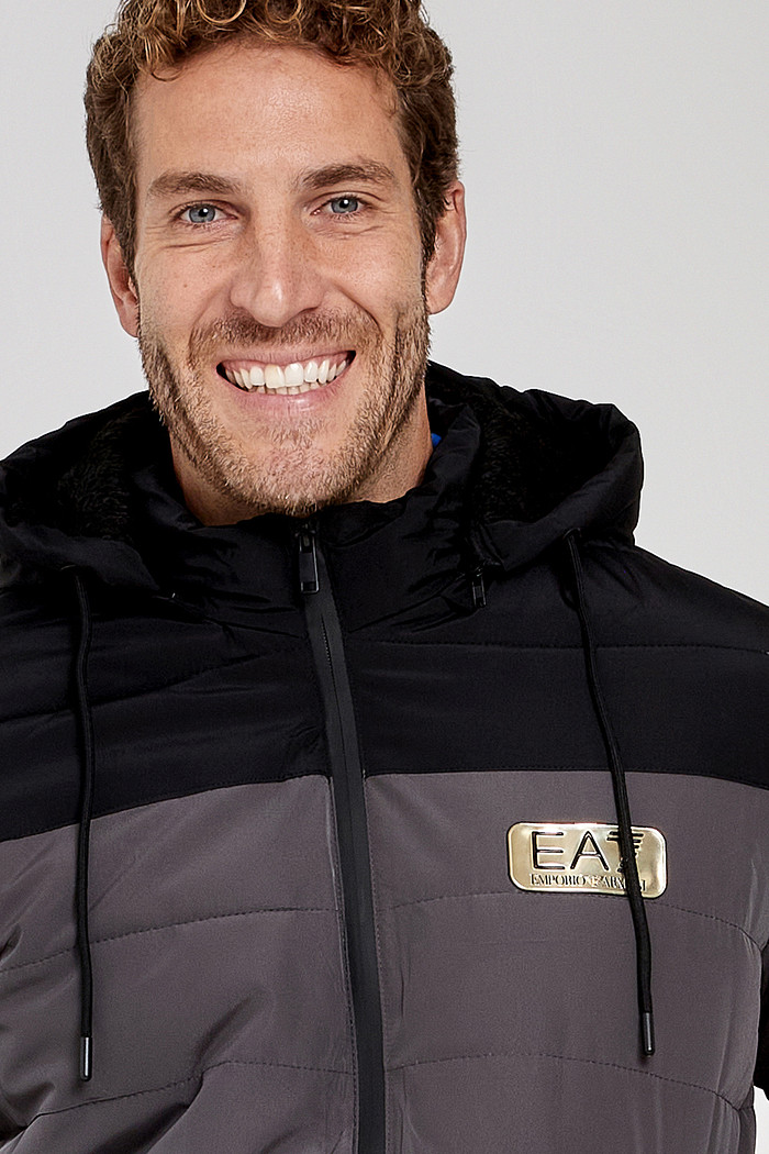 Jaqueta Emporio Armani EA7 Bomber Cinza