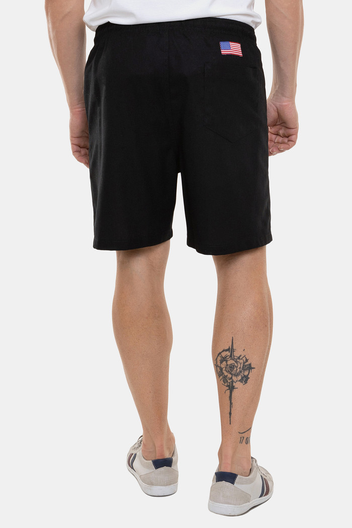 Short Ralph Lauren Linho Preto
