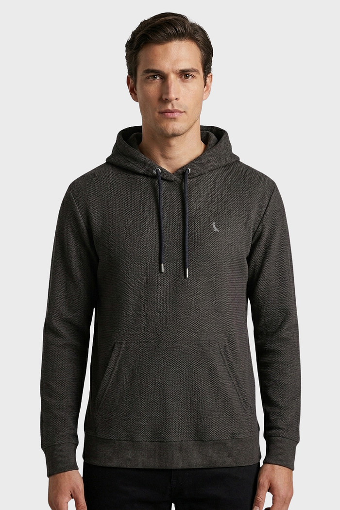 Moletom Reserva Capuz Hoodie Textura Jalapão Fuligem