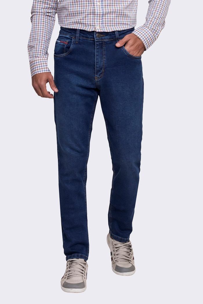 Calça Tommy Jeans Masculina Slim Tapered Índigo