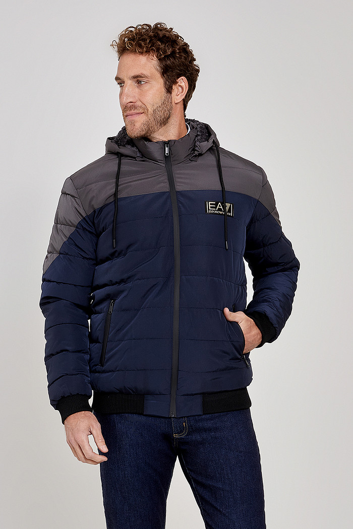 Jaqueta Emporio Armani EA7 Bomber zul Marinho
