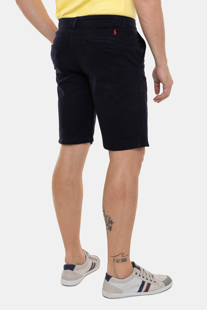 Bermuda Sarja Ralph Lauren Masculino Slim Básico Azul Marinho