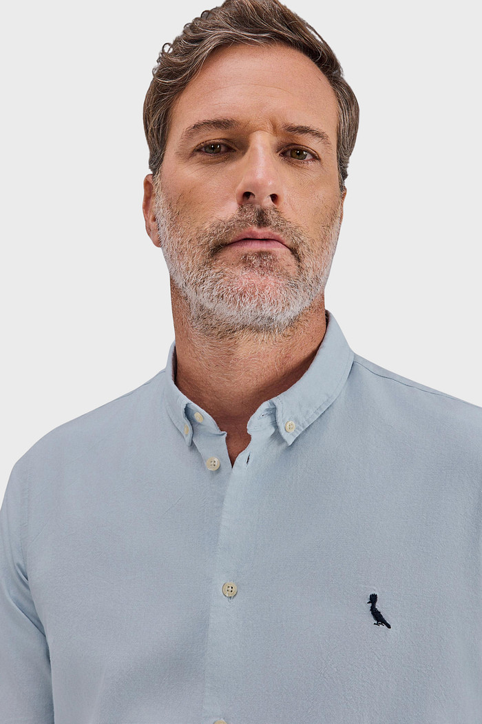 Camisa Reserva Sport Oxford Azul Claro