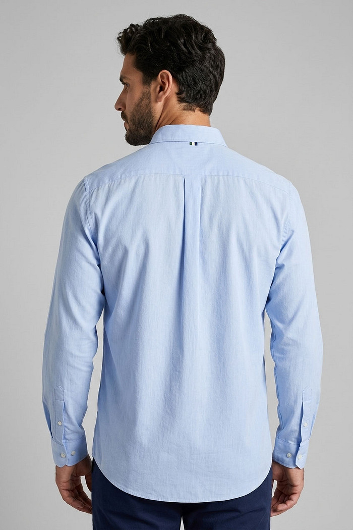 Camisa Reserva ML Masculina Cerrado Azul Claro