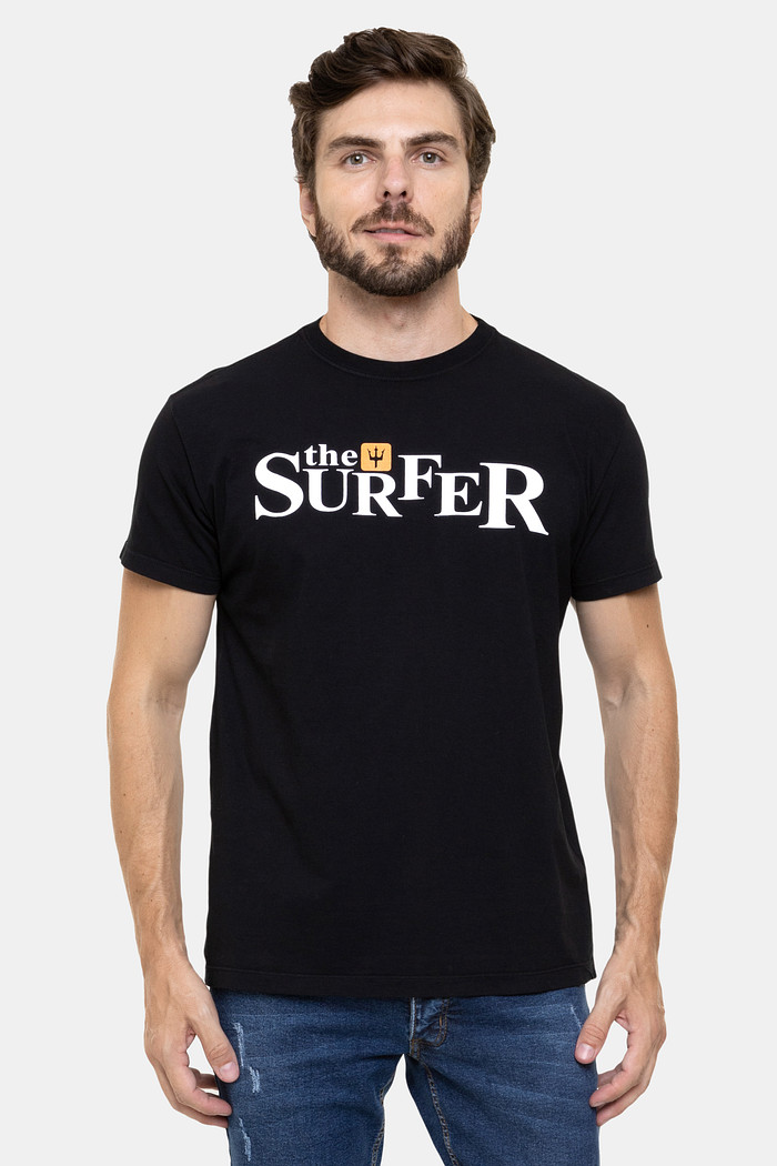 Camiseta Osklen Regular Vintage Retro The Surfer Preta