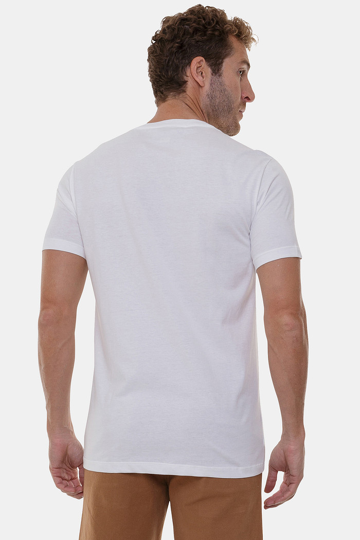 Camiseta Gucci Cotton Pima High Relief Branca