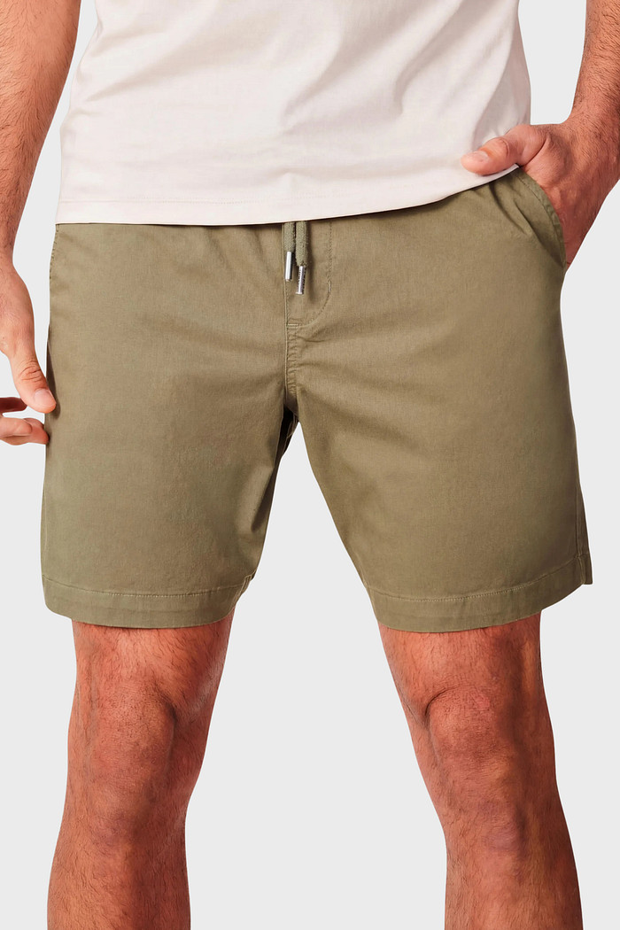 Short Reseva Masculino Elástico Estonado Verde Militar Short Reseva Masculino Elástico Estonado Verde Militar