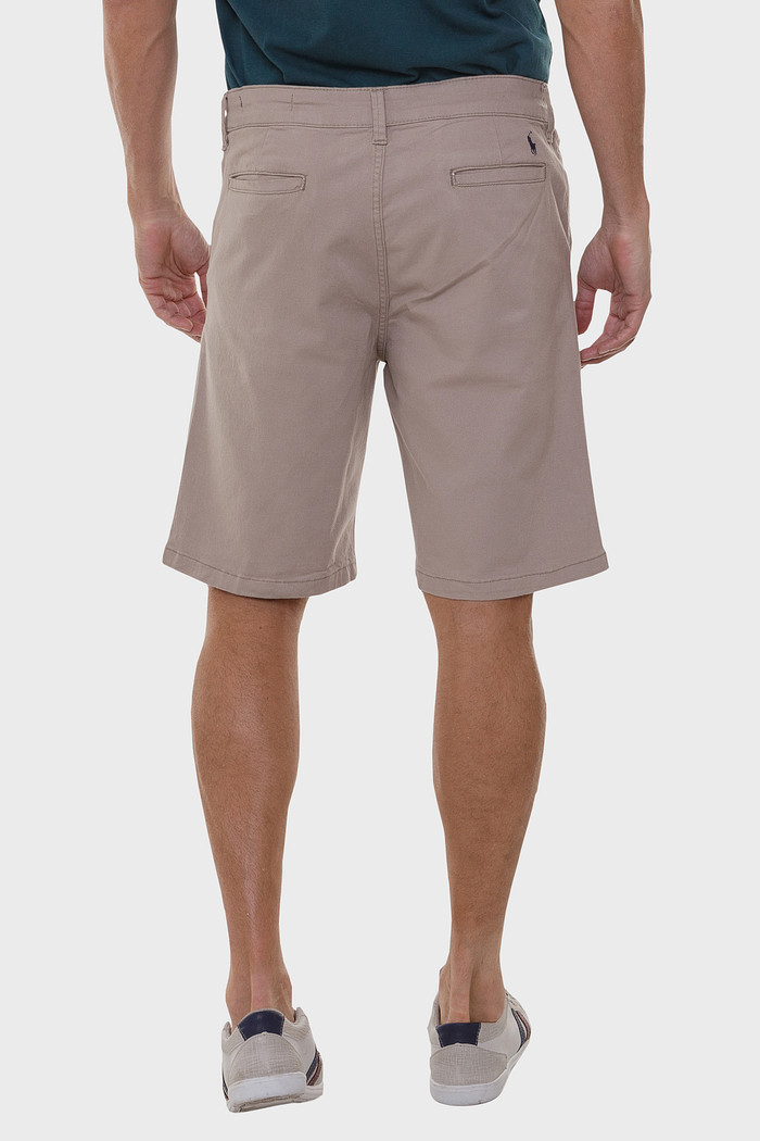 Bermuda Sarja Ralph Lauren Masculina Regular Bege Areia