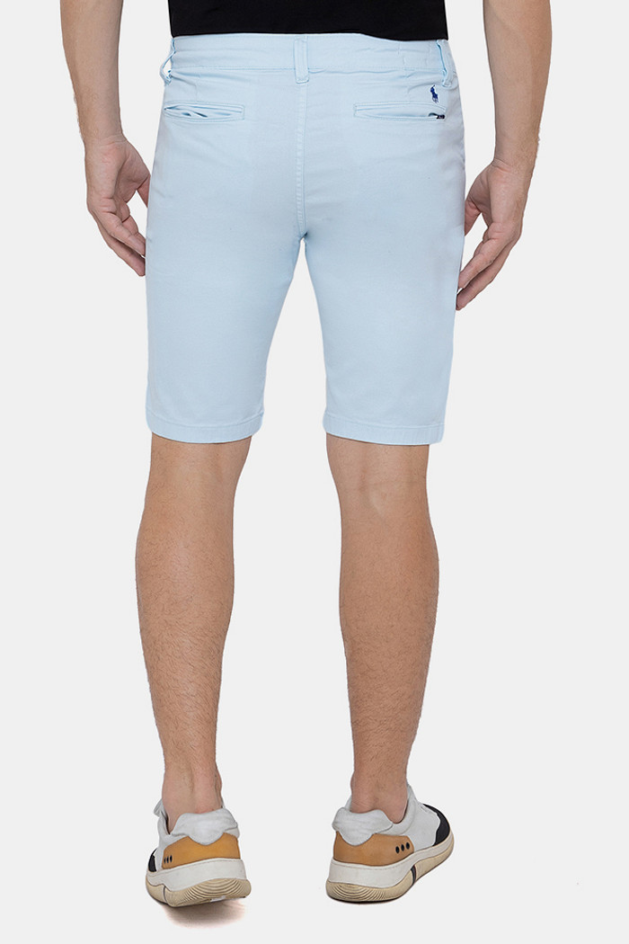 Bermuda Sarja Ralph Lauren Masculino Slim Stretch Azul Claro