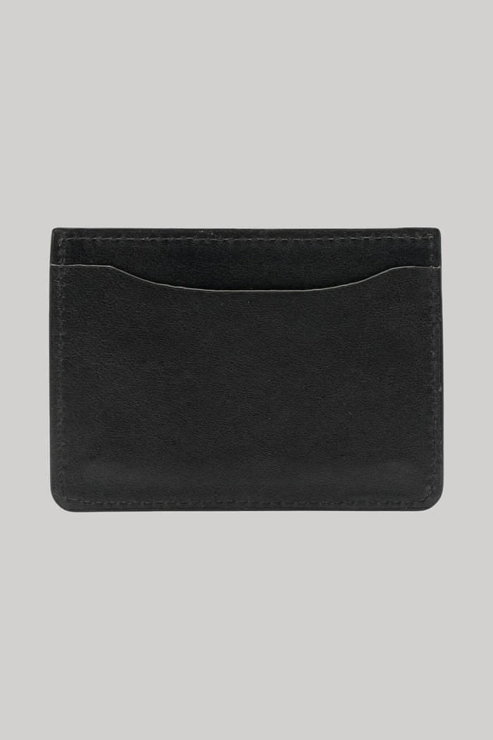 Carteira Reserva Masculina Porta Cartão Outlander Preta parte de trás