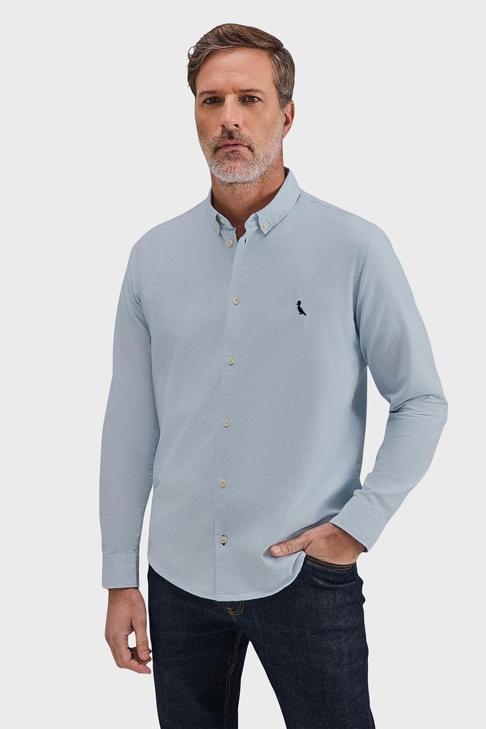 Camisa Reserva Sport Oxford Azul Claro