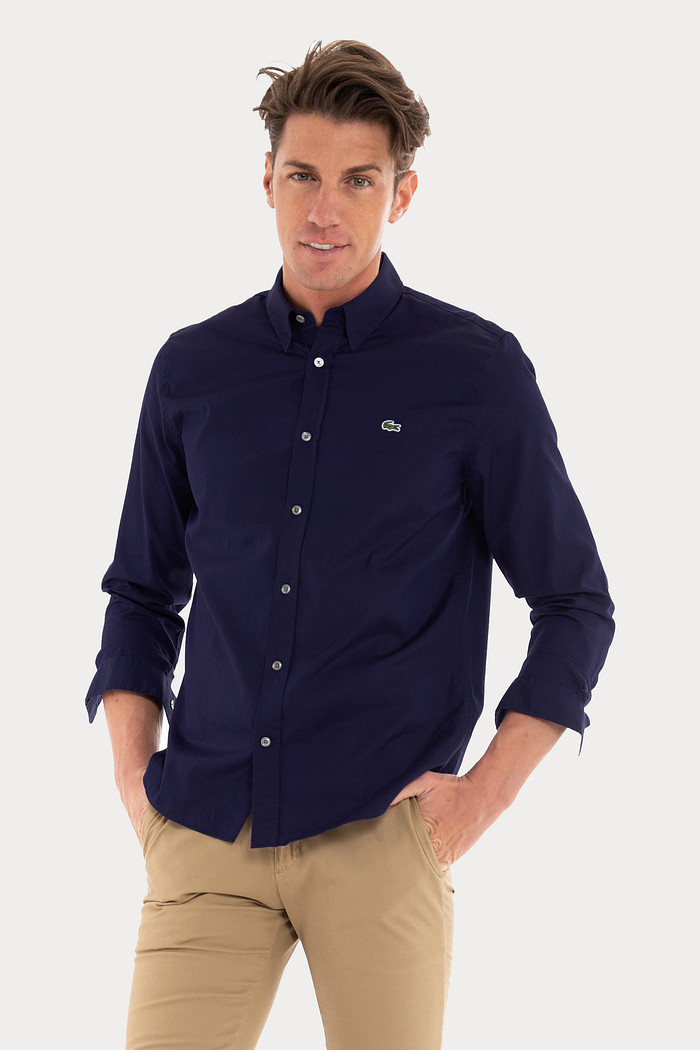 Camisa Lacoste Regular Marinho