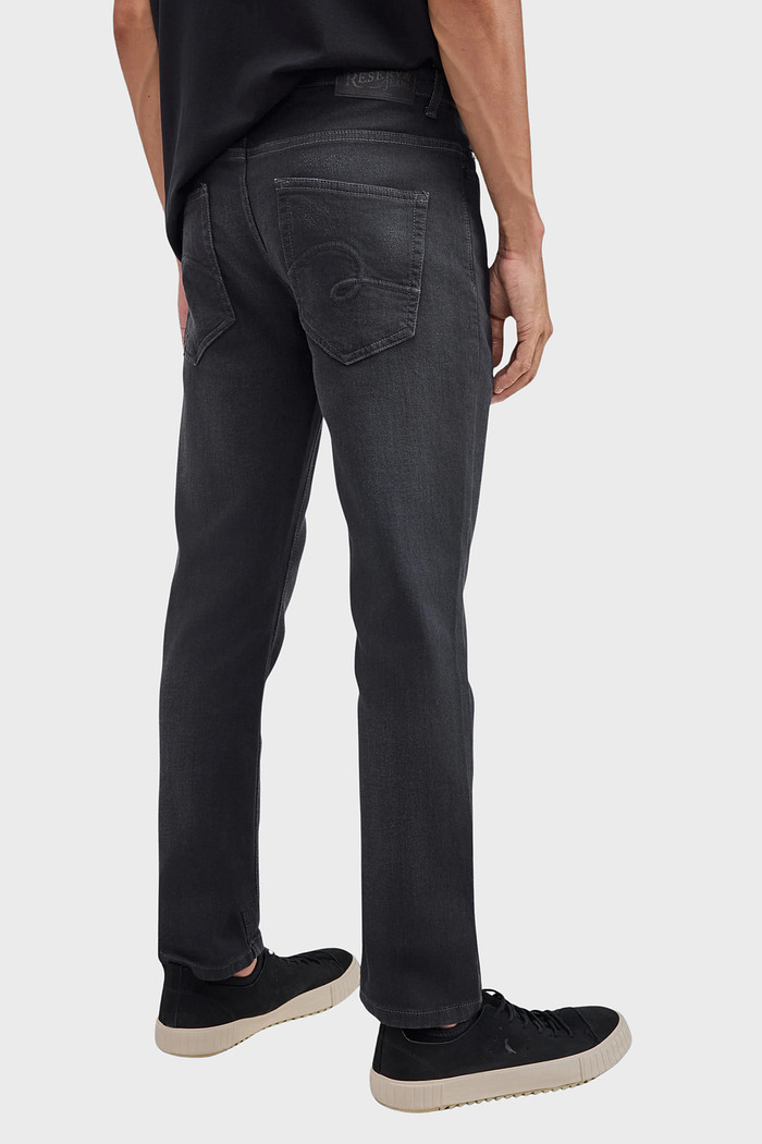 Calça Reserva Jeans Masculina Skinny Moletom Black Preta