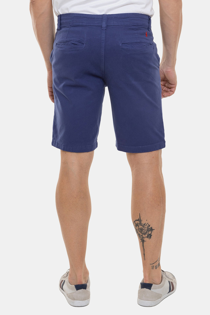 Bermuda Sarja Ralph Lauren Masculino Slim Básico Azul Escuro