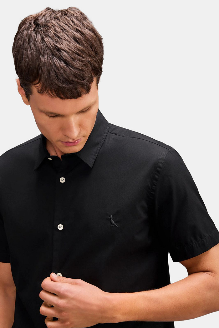 Camisa Reserva Manga curta Porto Preta