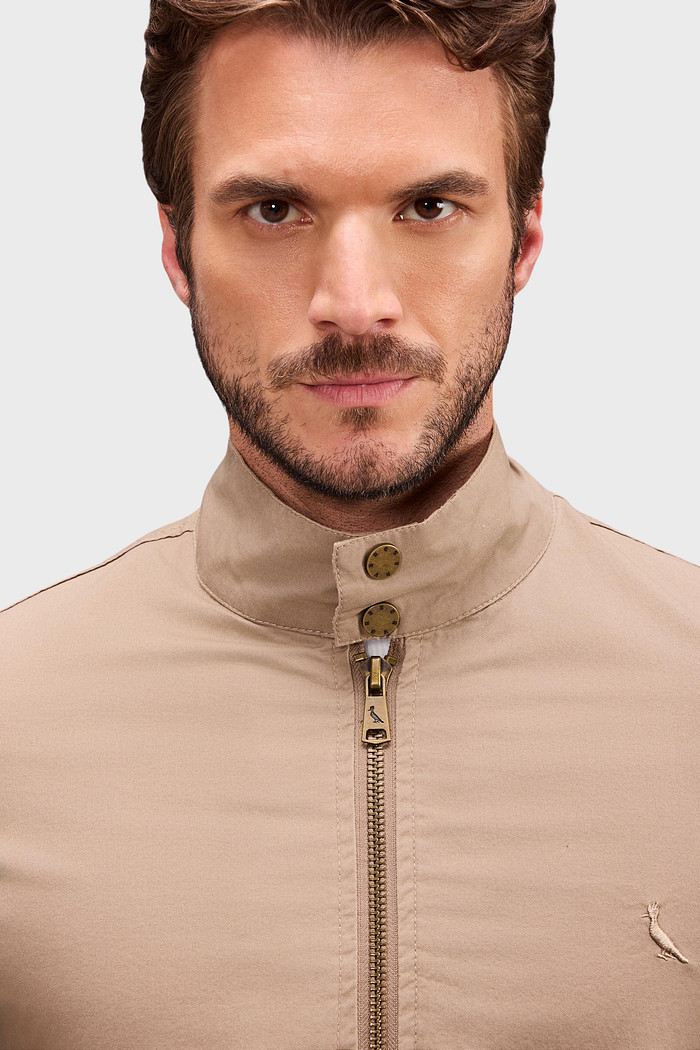Jaqueta Reserva Masculina Casual Sarja Khaki