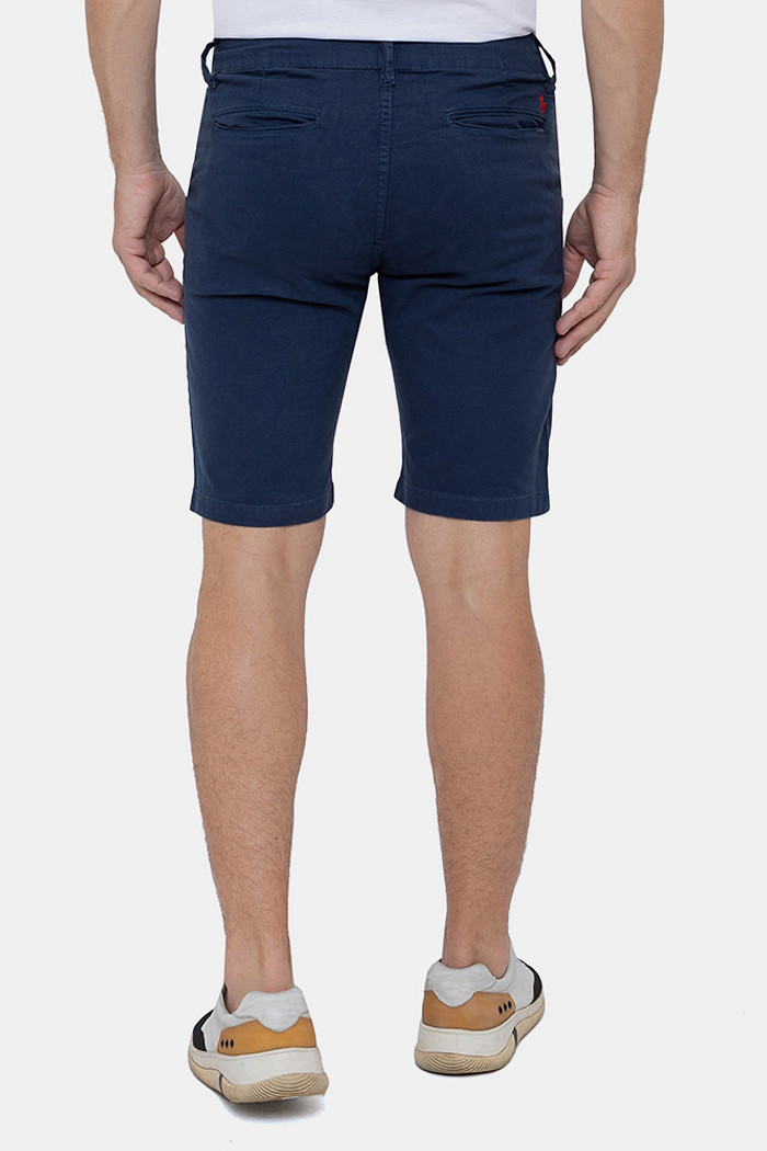Bermuda Sarja Ralph Lauren Masculino Slim Stretch Azul Marinho