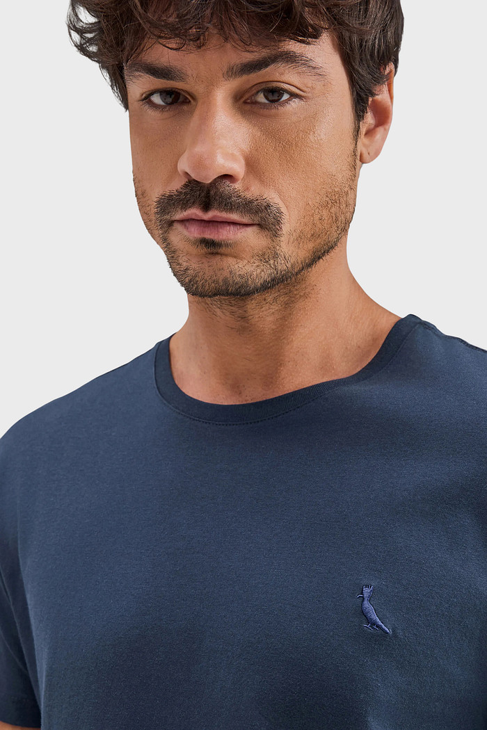 Camiseta Reserva Careca Basica Regular Fit Marinho