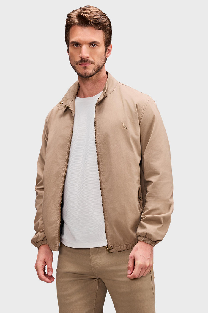 Jaqueta Reserva Masculina Casual Sarja Khaki