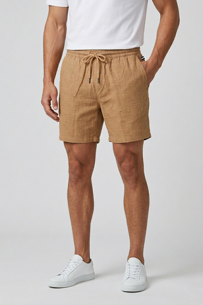 Short Reserva Casual Linho Rustic Gengibre