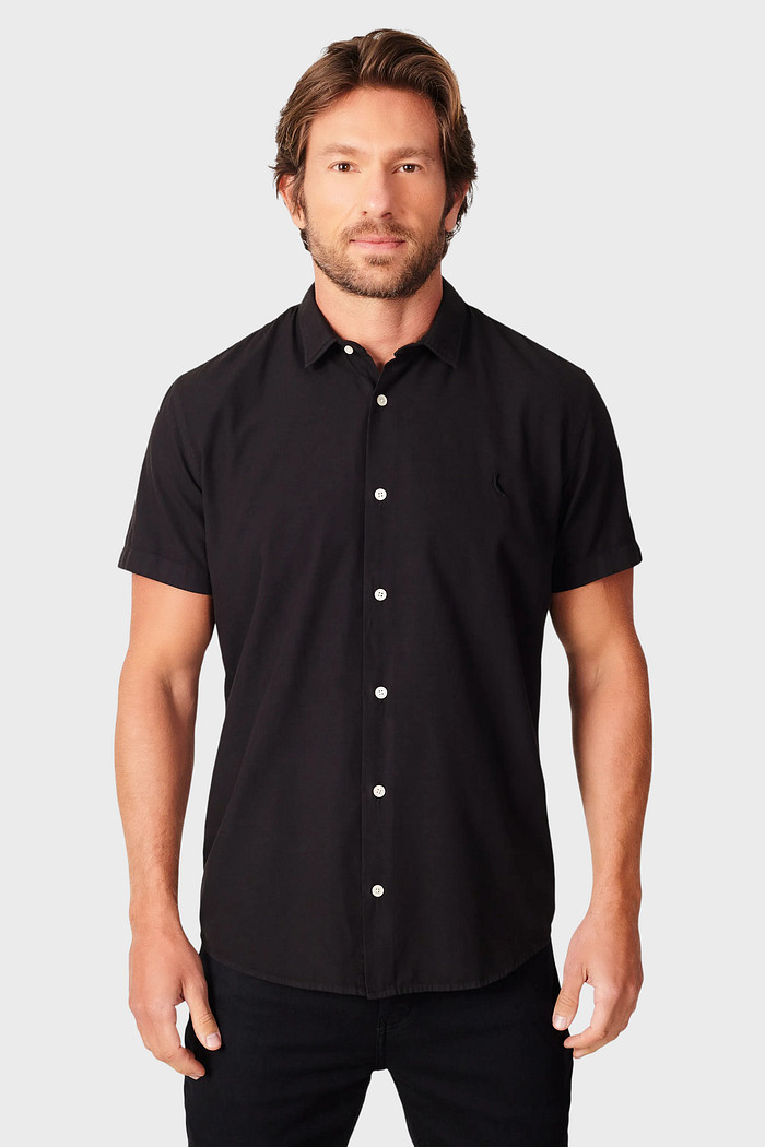 Camisa Reserva Manga Curta Regular Nova Paraty Preto