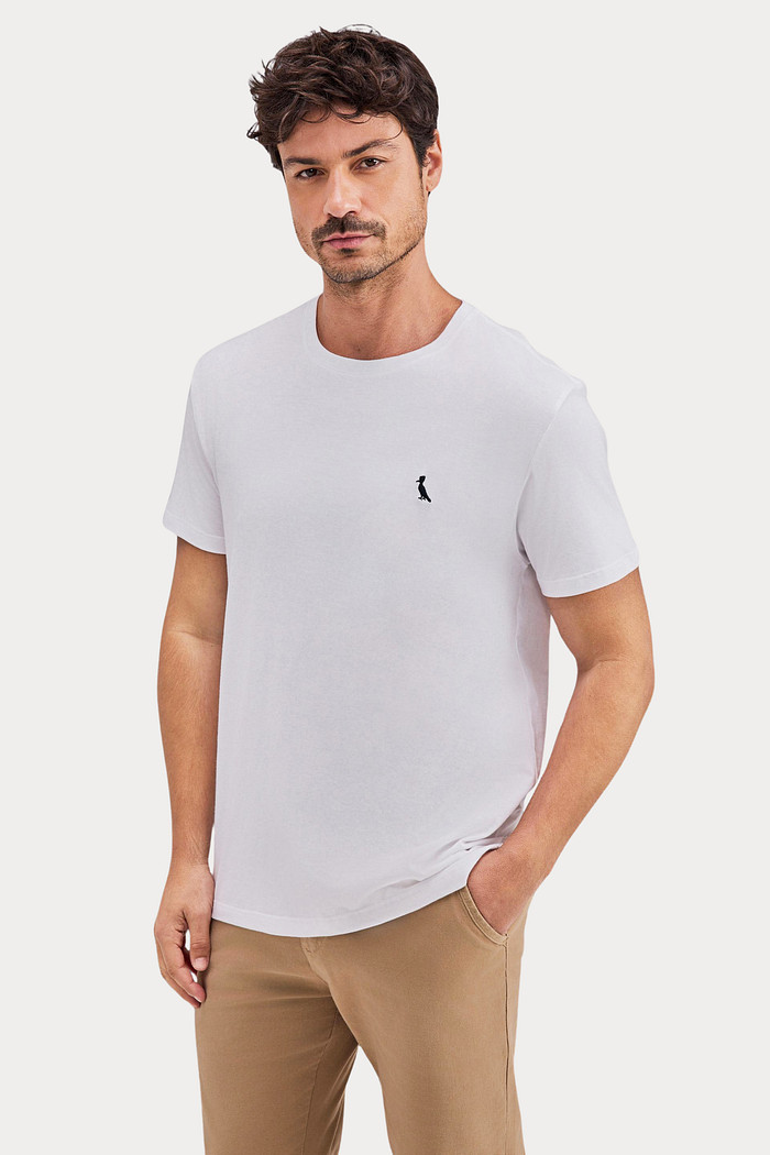 Camiseta Reserva Careca Basica Regular Fit Branca