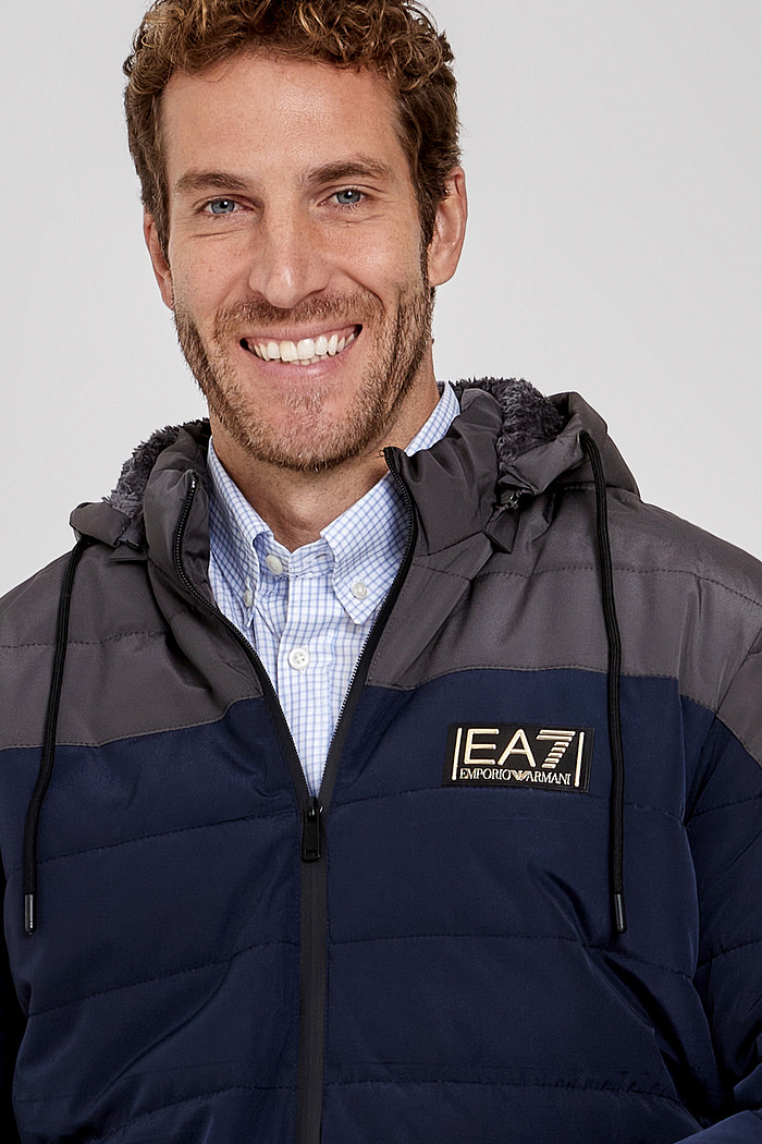 Jaqueta Emporio Armani EA7 Bomber zul Marinho