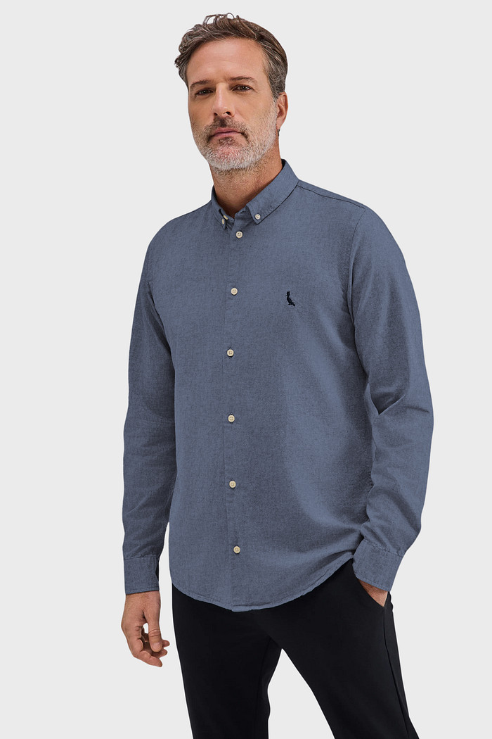 amisa Reserva ML Oxford Color Azul Marinho