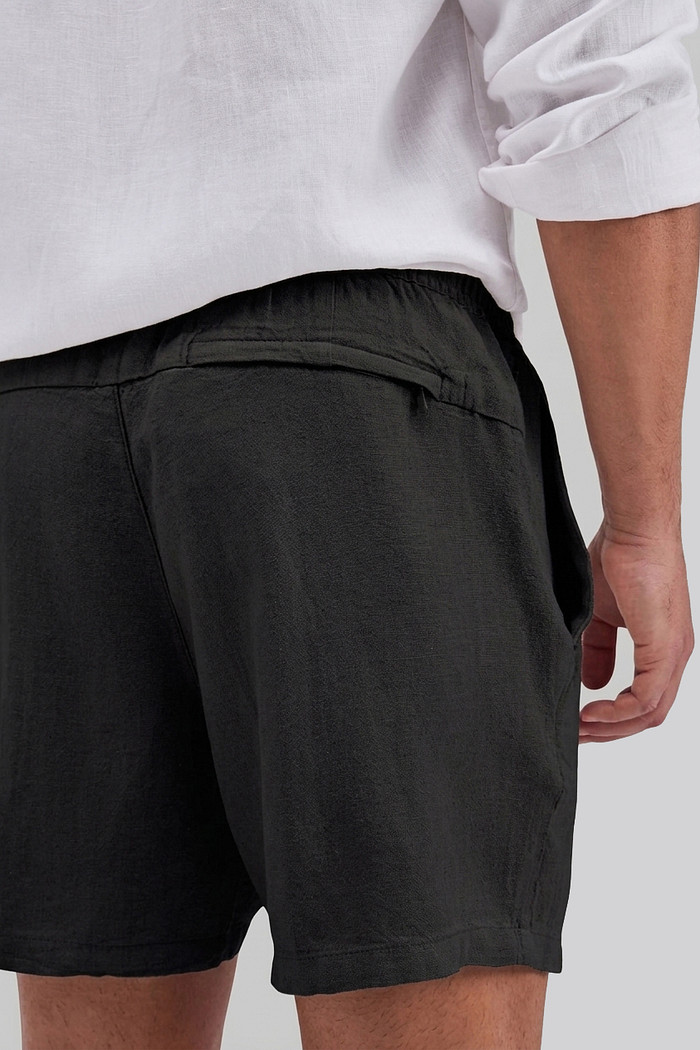 Short Reserva Casual Linho Plus Preto