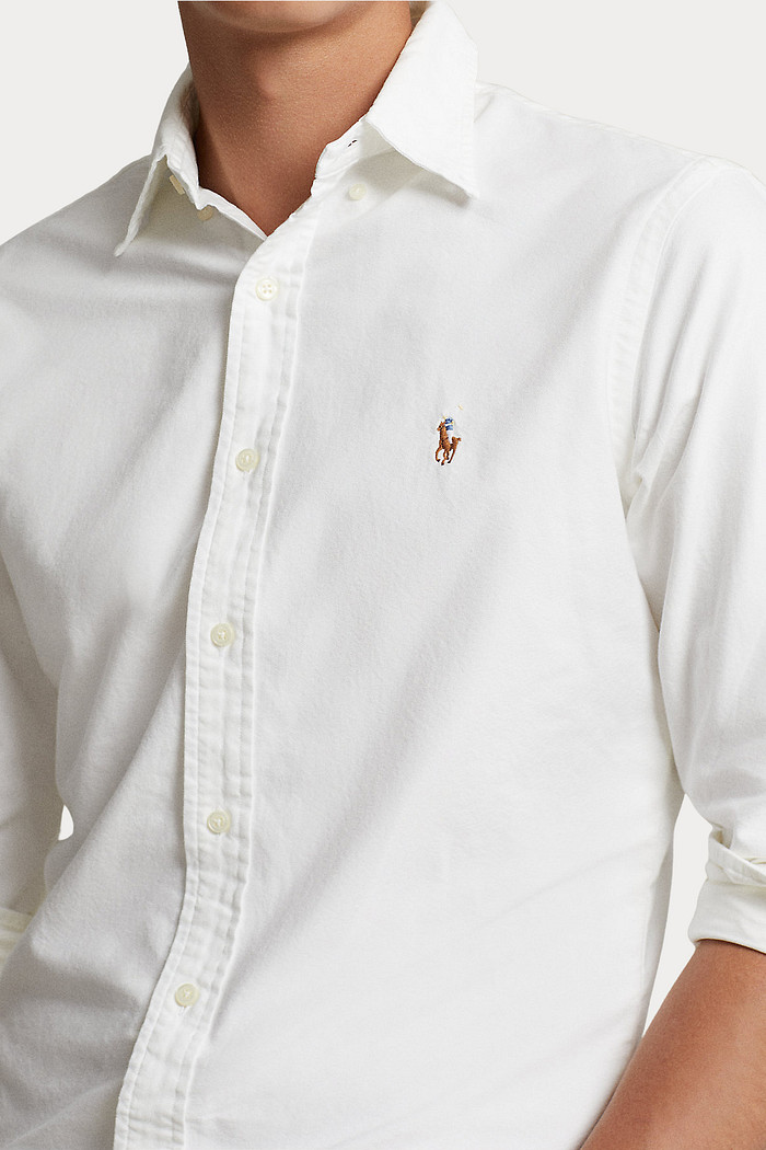 Camisa Ralph Lauren Custom Fit Icon Colored Oxford Amarela Thevest Shop