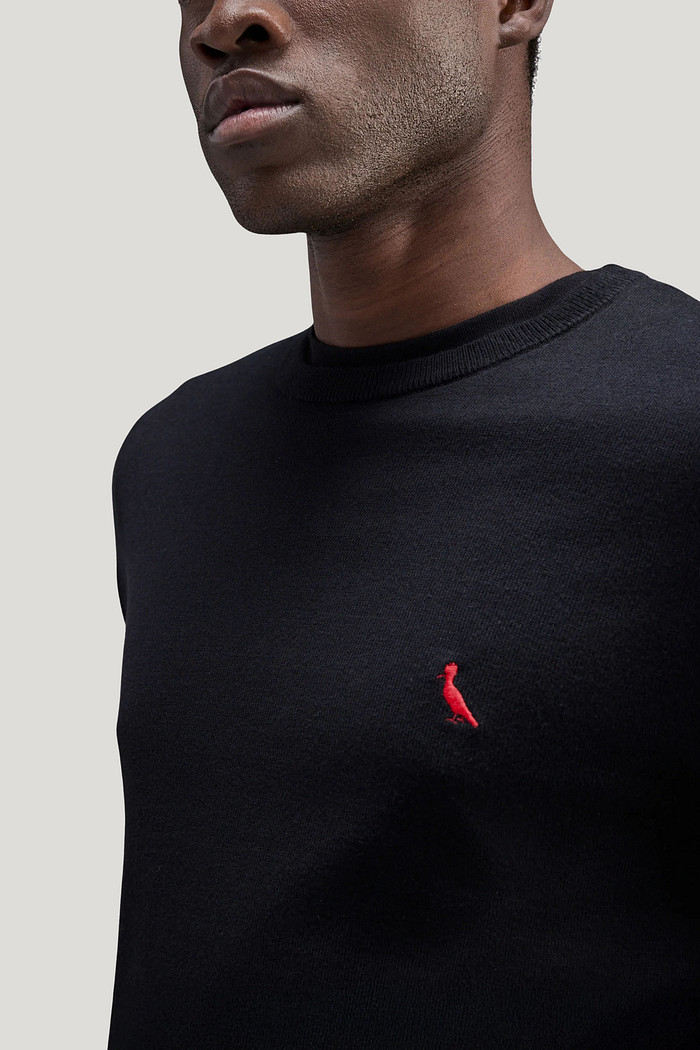 Tricot Reserva Red Bird Preto Aproximada