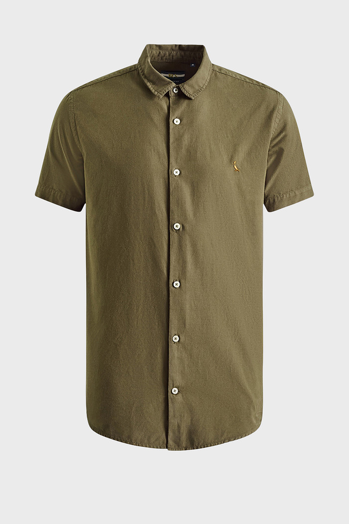 Camisa Reserva Manga Curta Nova Paraty Contraste Verder Musgo